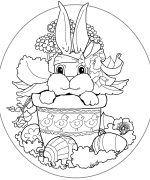 Easter Bunny Coloring Page